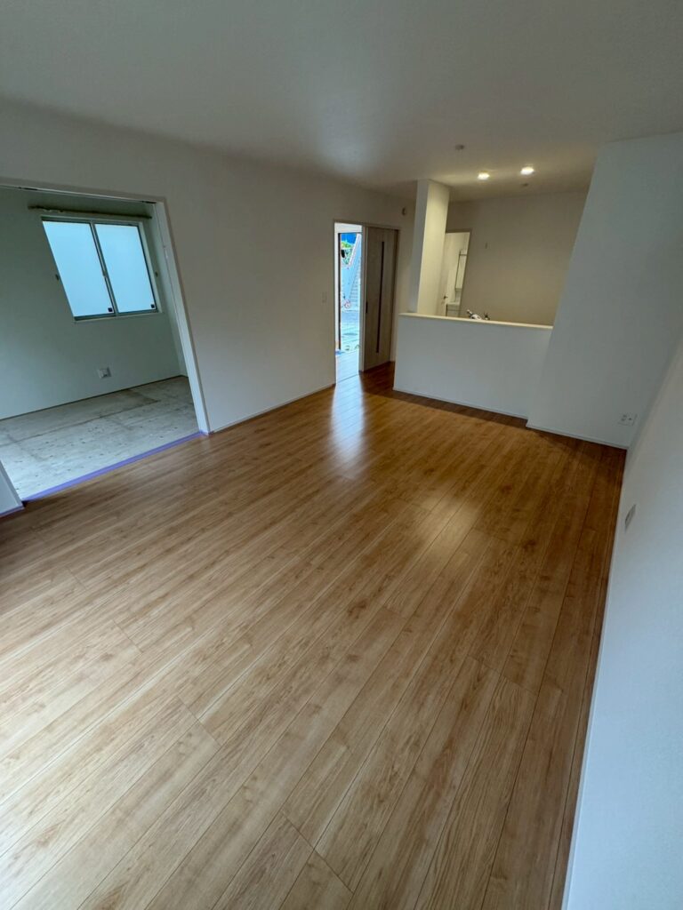 【施工事例46】南城市　新築戸建て　　セラミックガラス微光沢